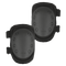 The Condor Knee Pads 1 are black knee pads with hard protective shells and adjustable straps, providing safety and impact protection—perfect for bushcraft or first responder use.